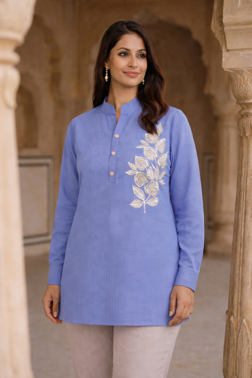 Lavender Bloom Heirloom Tunic