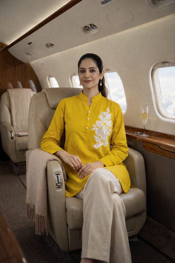 Mustard Bloom Heirloom Tunic