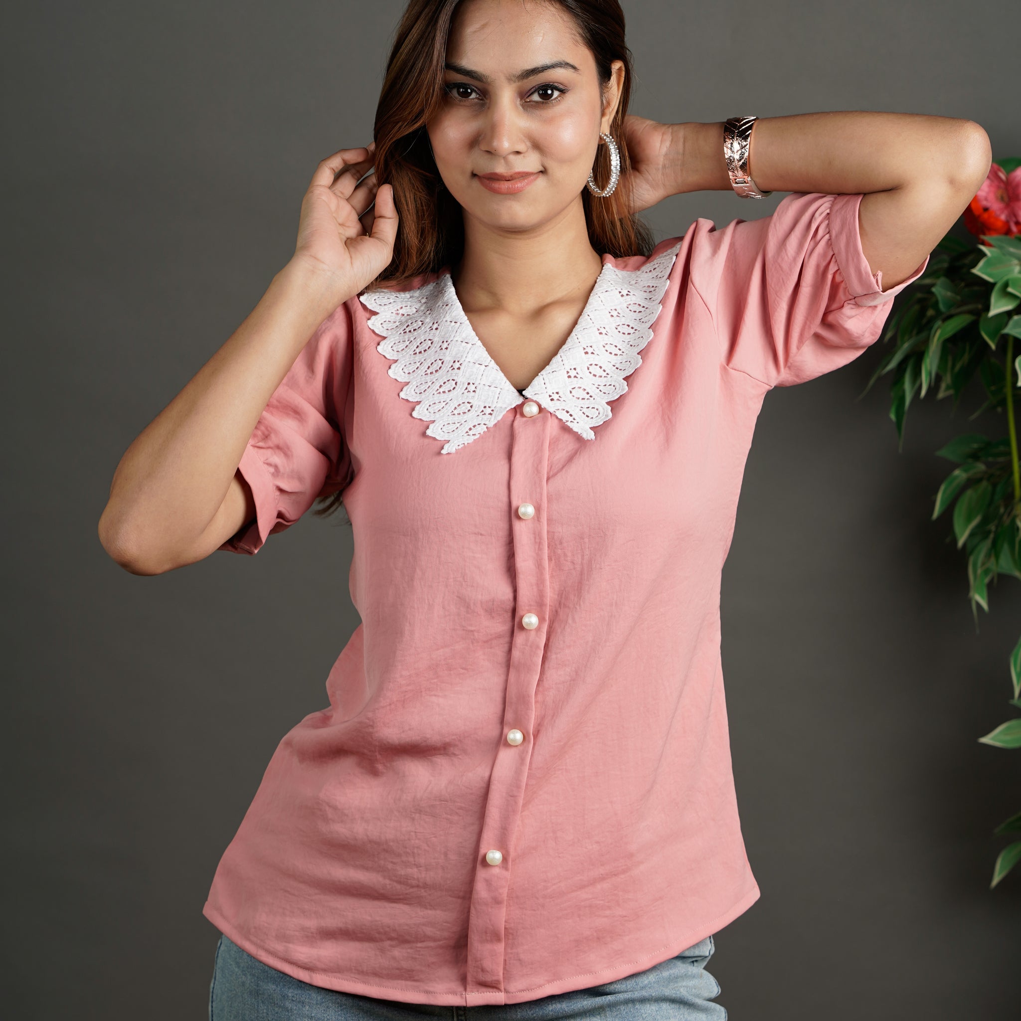 The Lace Collar Shirt