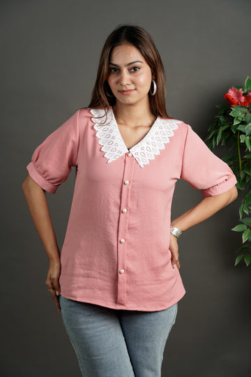 The Lace Collar Shirt