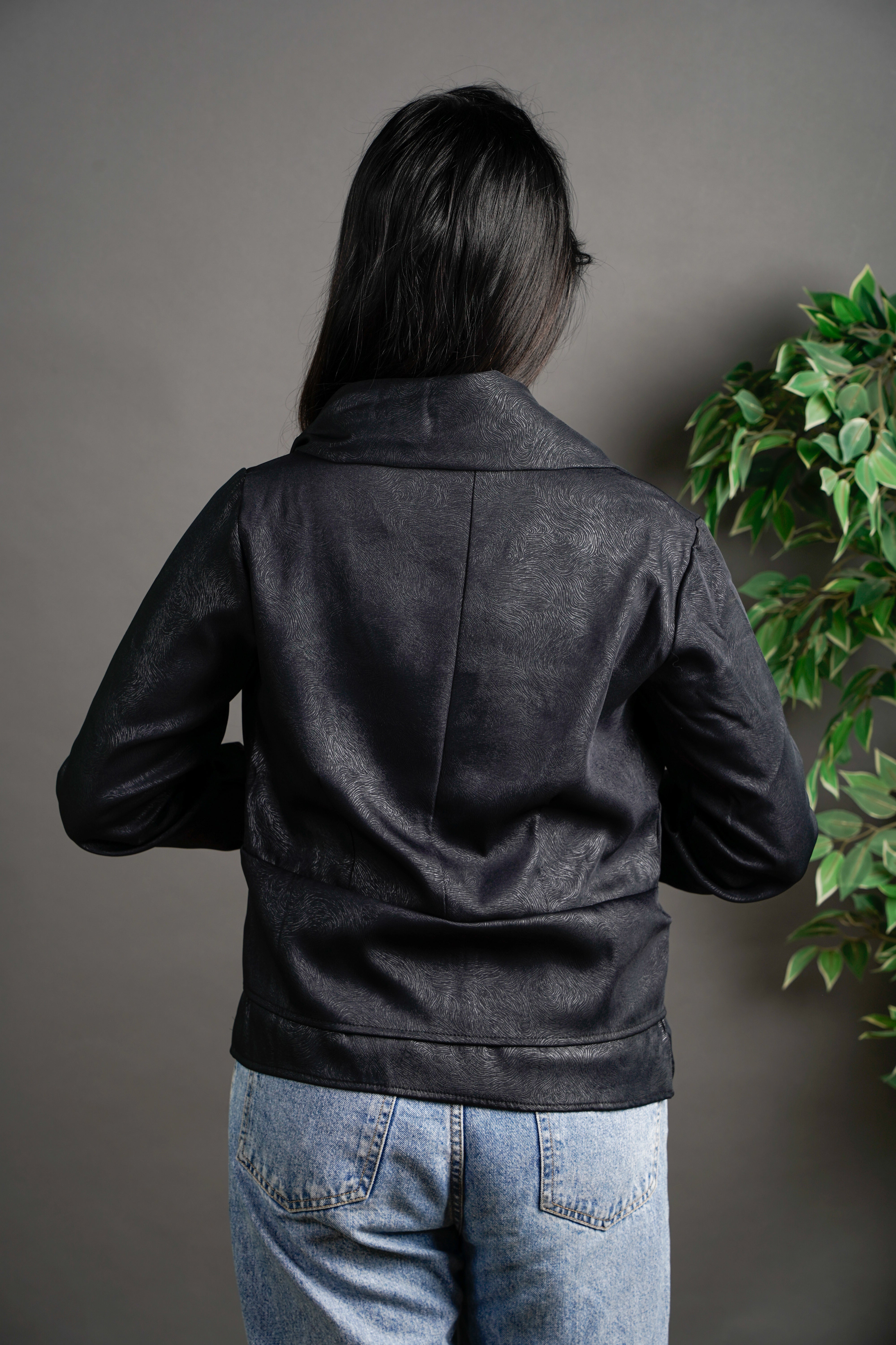 The Atelier Sculpted Black Shirt