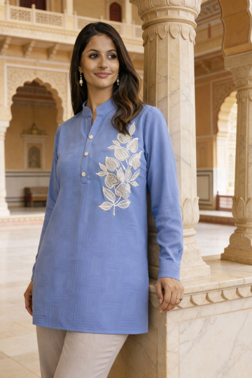 Lavender Bloom Heirloom Tunic