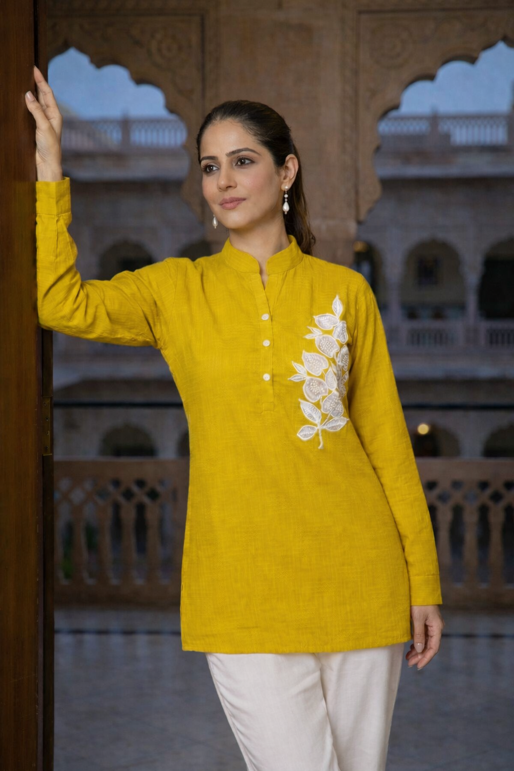 Mustard Bloom Heirloom Tunic