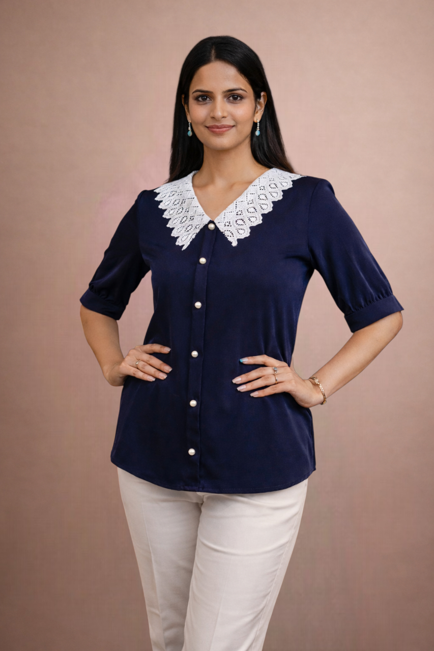 The Lace Collar Shirt