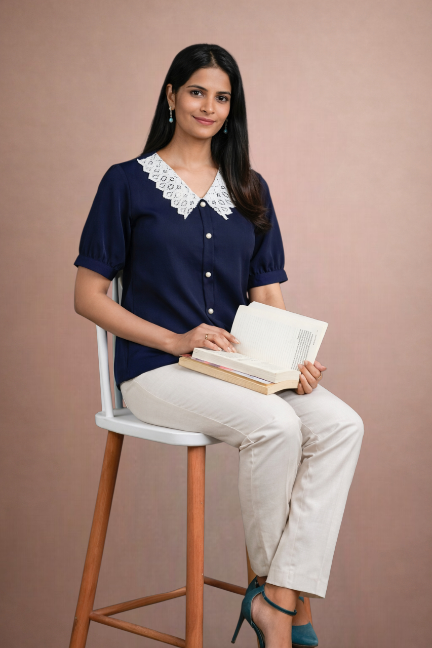 The Lace Collar Shirt