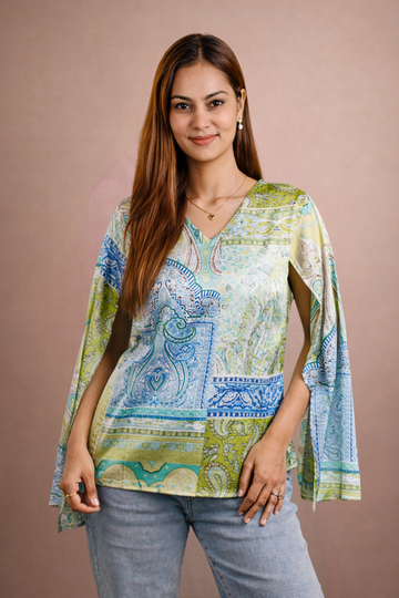 The Draped Statement Top