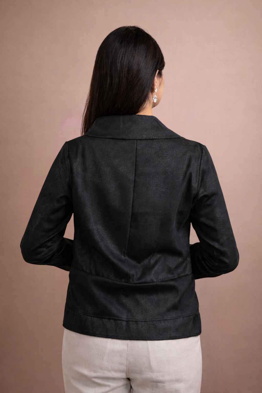 The Atelier Sculpted Black Shirt