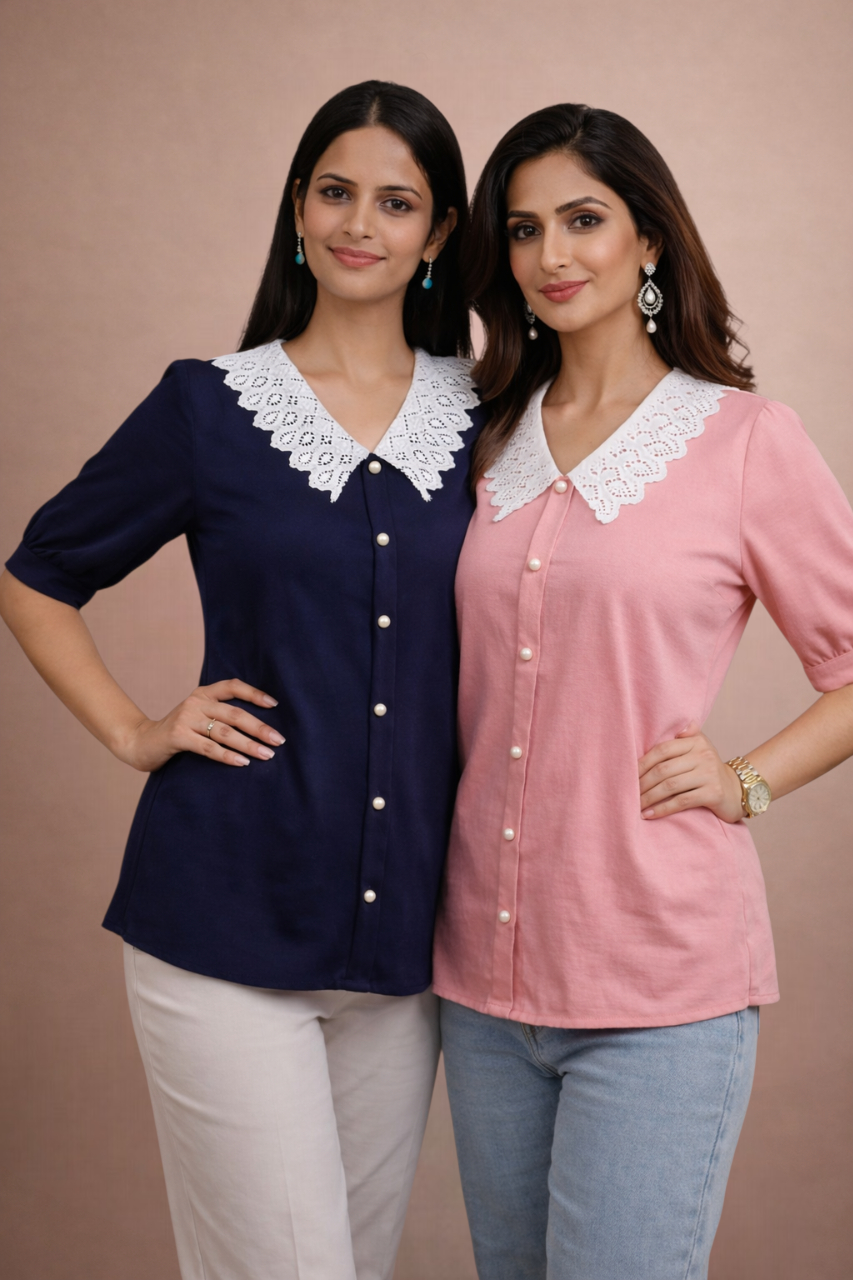 The Lace Collar Shirt