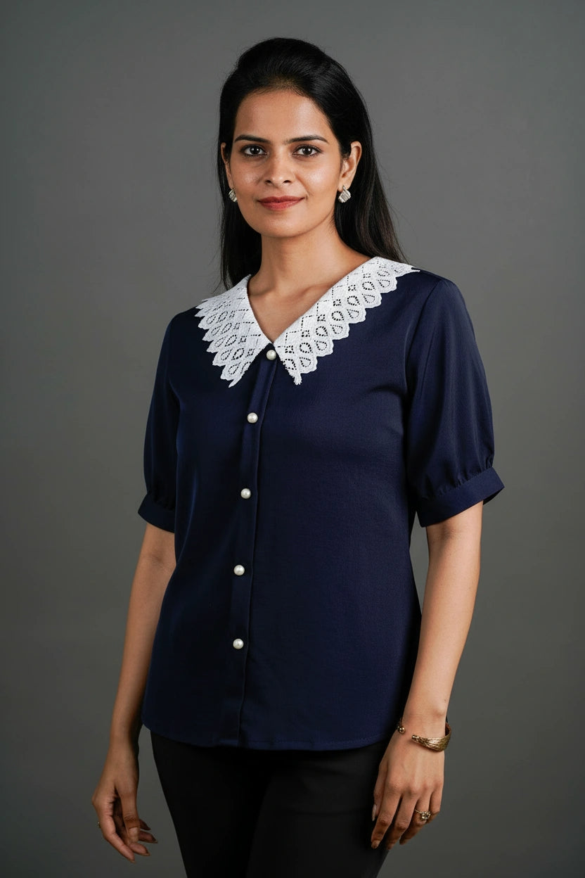 The Lace Collar Shirt