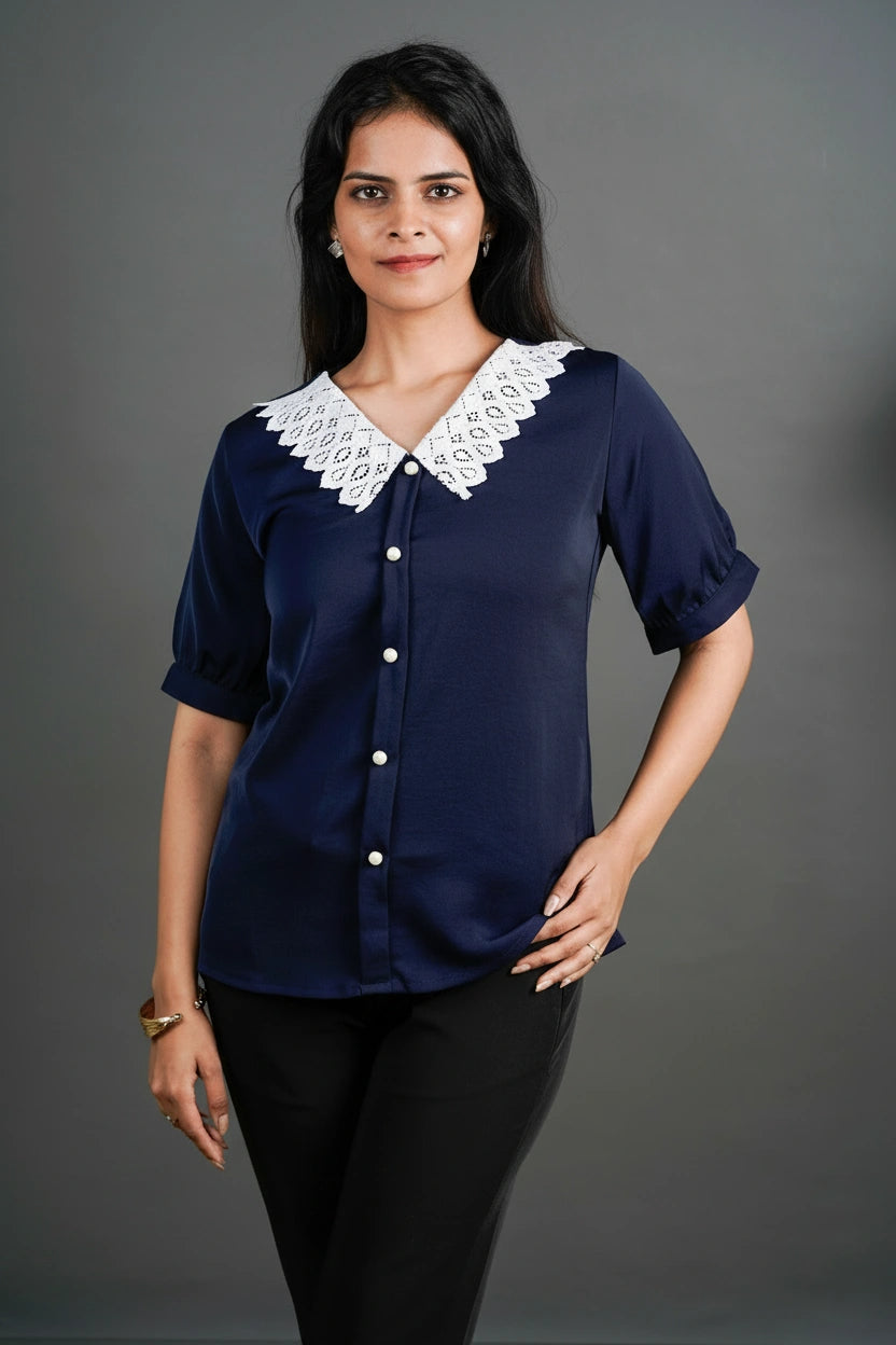 The Lace Collar Shirt