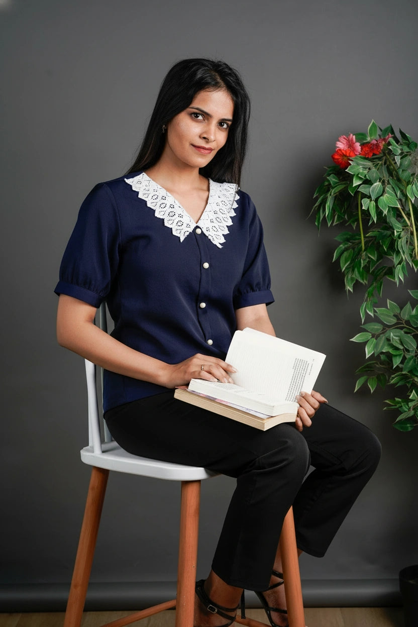 The Lace Collar Shirt