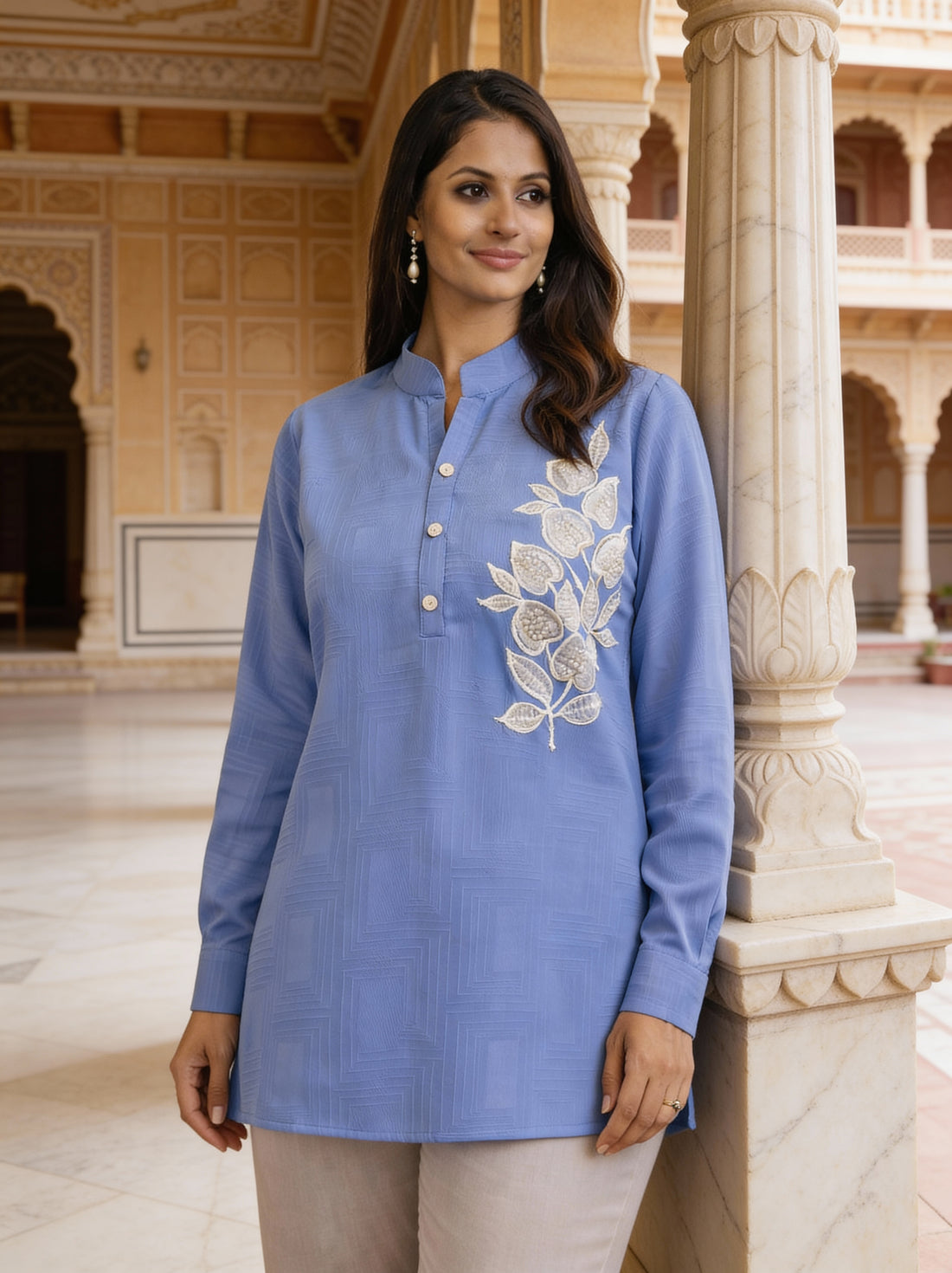Lavender Bloom Heirloom Tunic
